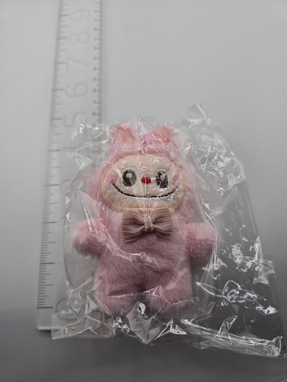 NEW! Monster Keychain Monster Plush PINK Monster Plushie 4.5"